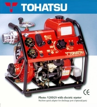 TOHATSU 移動式消防幫浦 V20FS